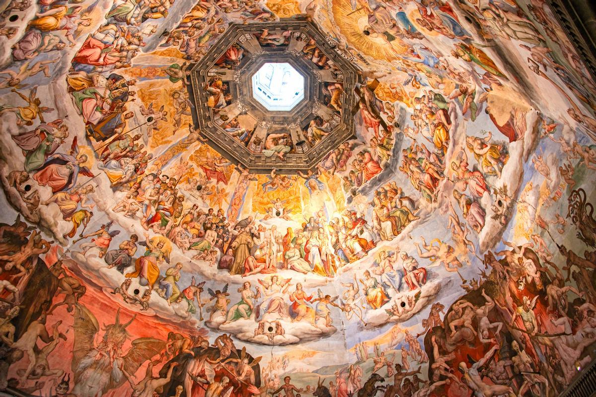 El arte de la cúpula del duomo de Florencia