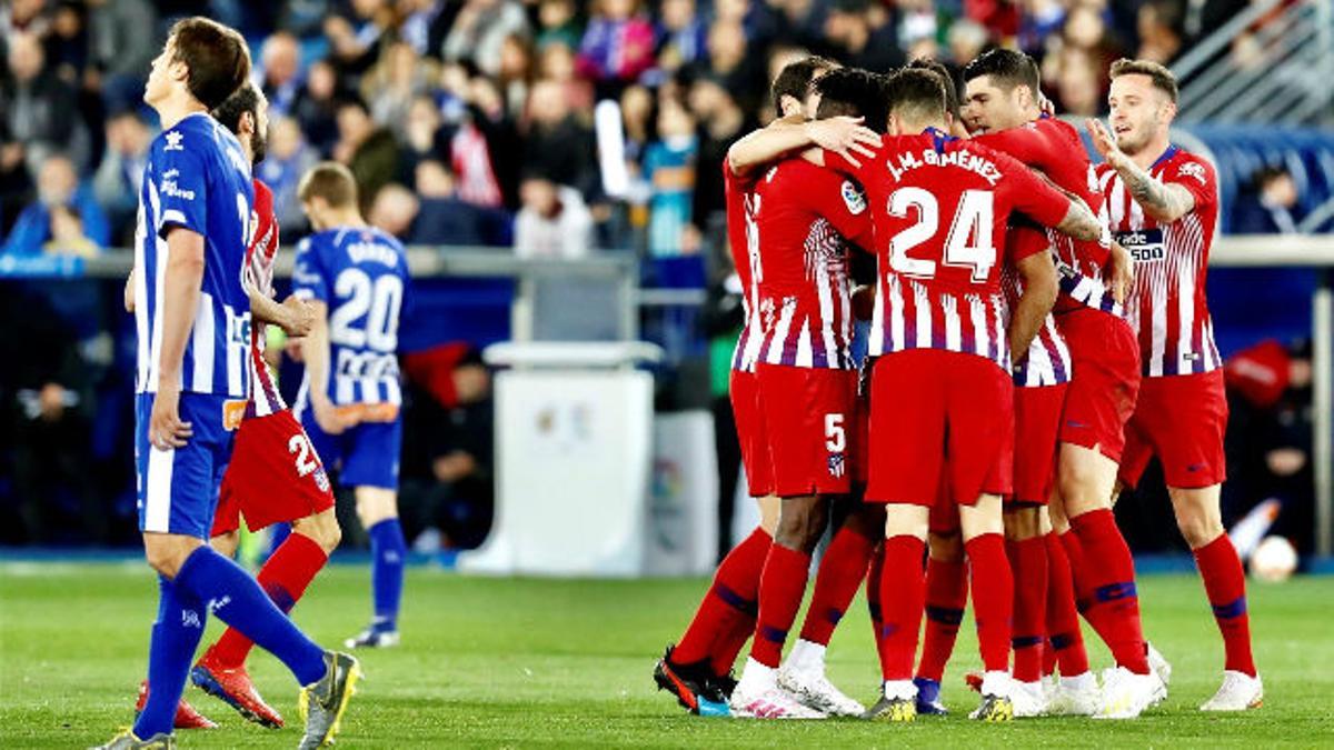 El Atlético sonríe en Mendizorroza