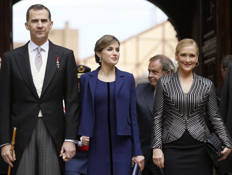 REY ENTREGA PREMIO CERVANTES A FERNANDO DEL PASO