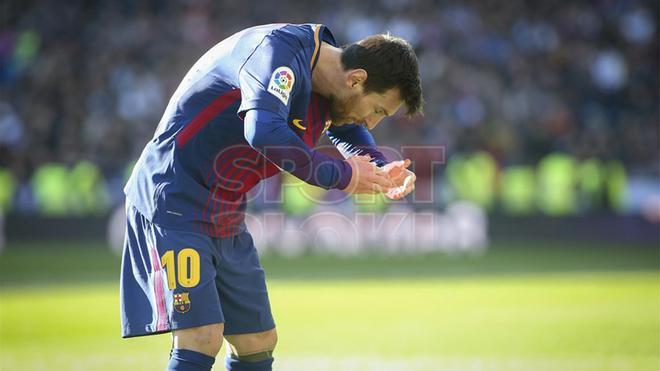 La secuencia de la celebración de Leo Messi en el Bernabéu