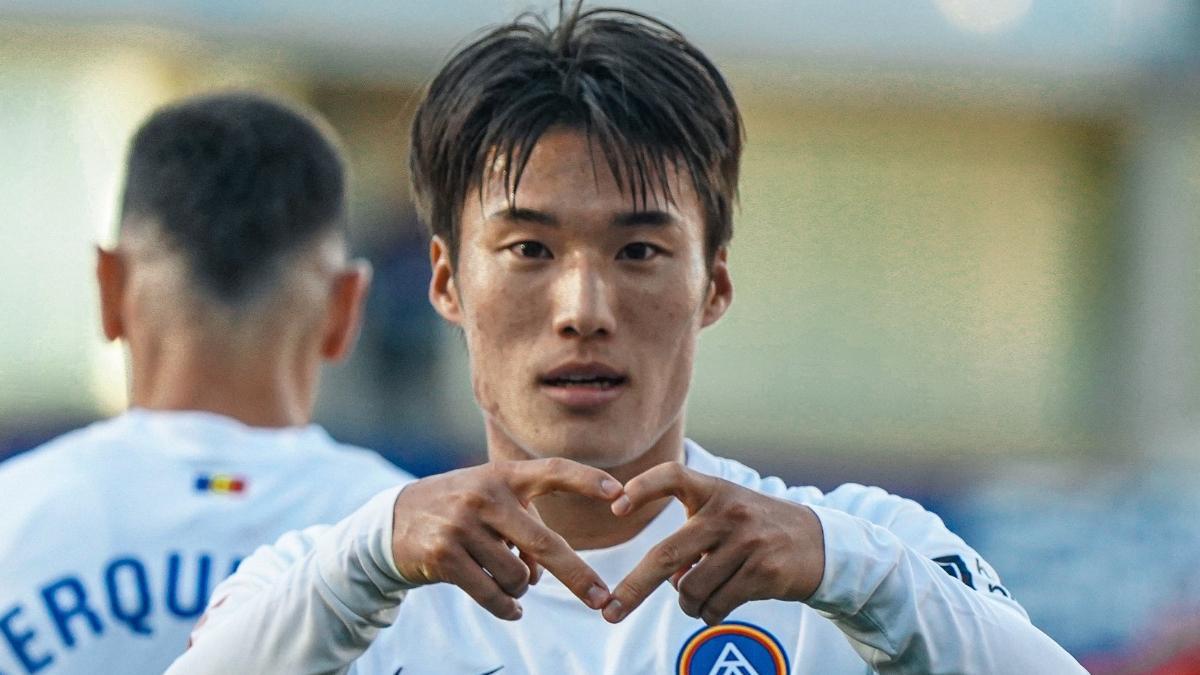 Minsu, futbolista del Andorra