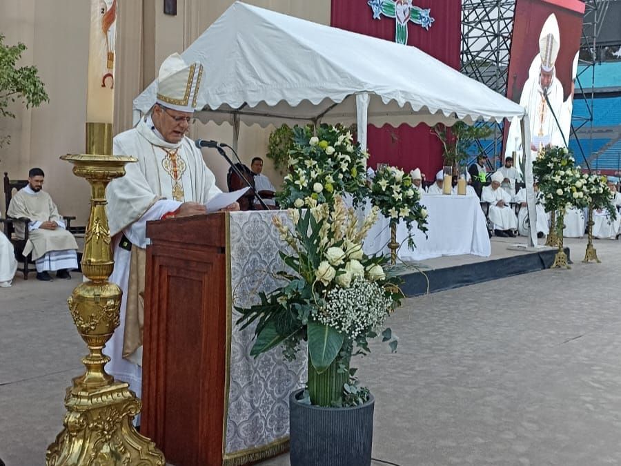 Acto de beatificación de Jacinto Vera en Uruguay