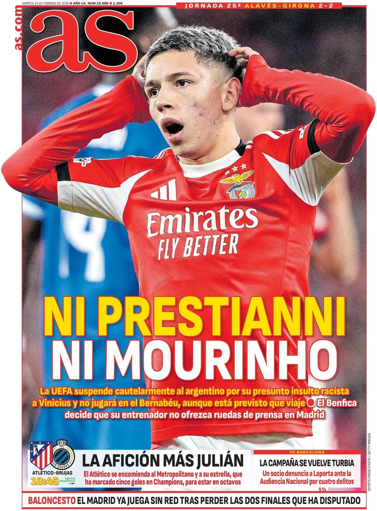 Estas son las portadas de la prensa deportiva de hoy