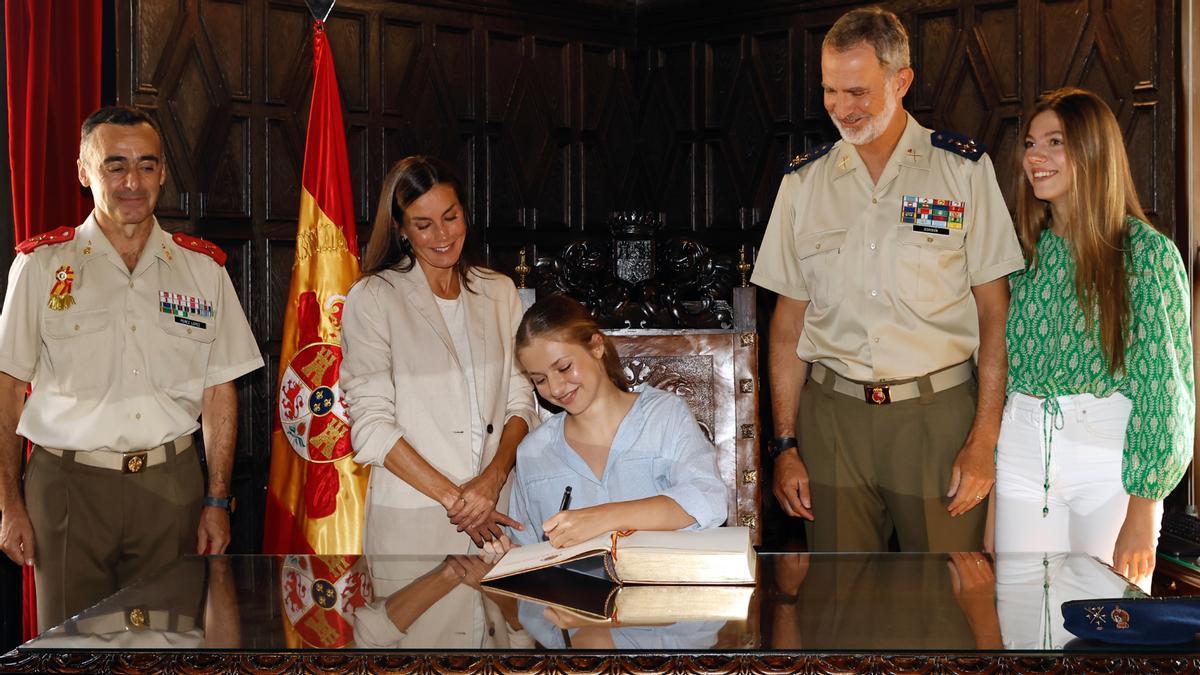 Así es la vida de Leonor dentro de la Academia militar de Zaragoza: restricciones y obligaciones