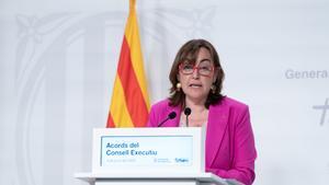 03/06/2025 La consellera de Territorio, Vivienda y Transición Ecológica y portavoz de la Generalitat, Sílvia Paneque, en una rueda de prensa tras el Consell Executiu de este martes ECONOMIA DAVID ZORRAKINO - EUROPA PRESS