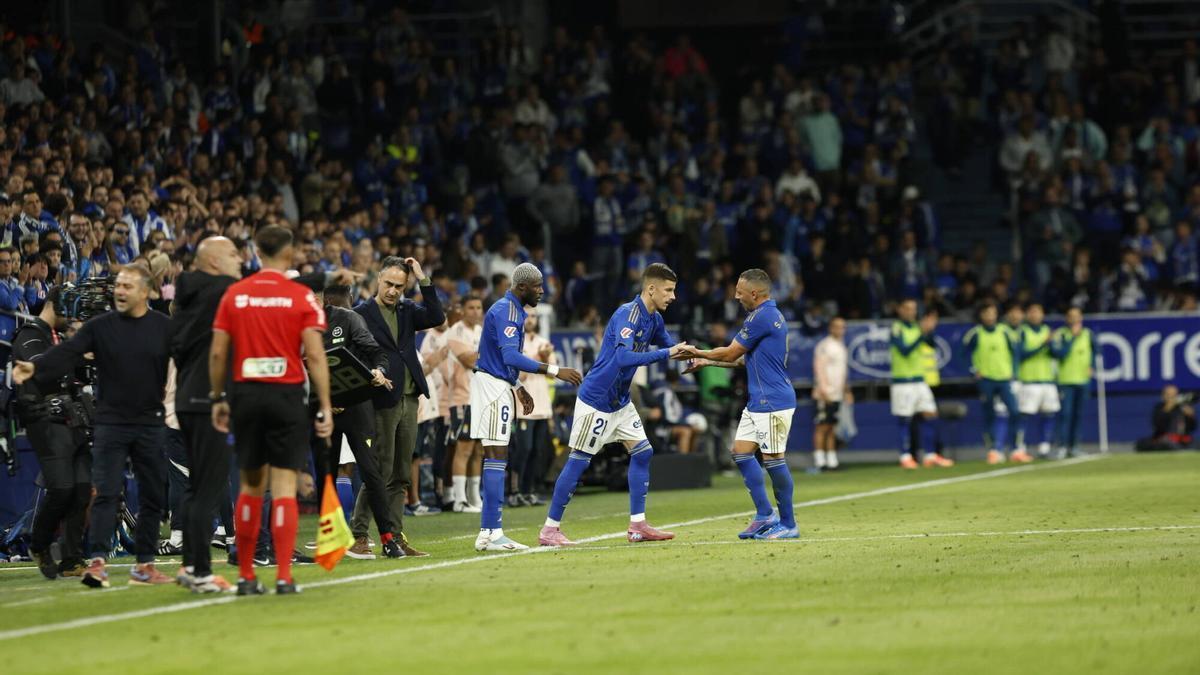 Oviedo. Real Oviedo Barcelona en el Tartiere