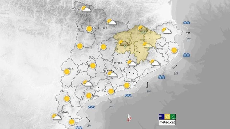 Alerta per forts ruixats aquesta tarda al Berguedà