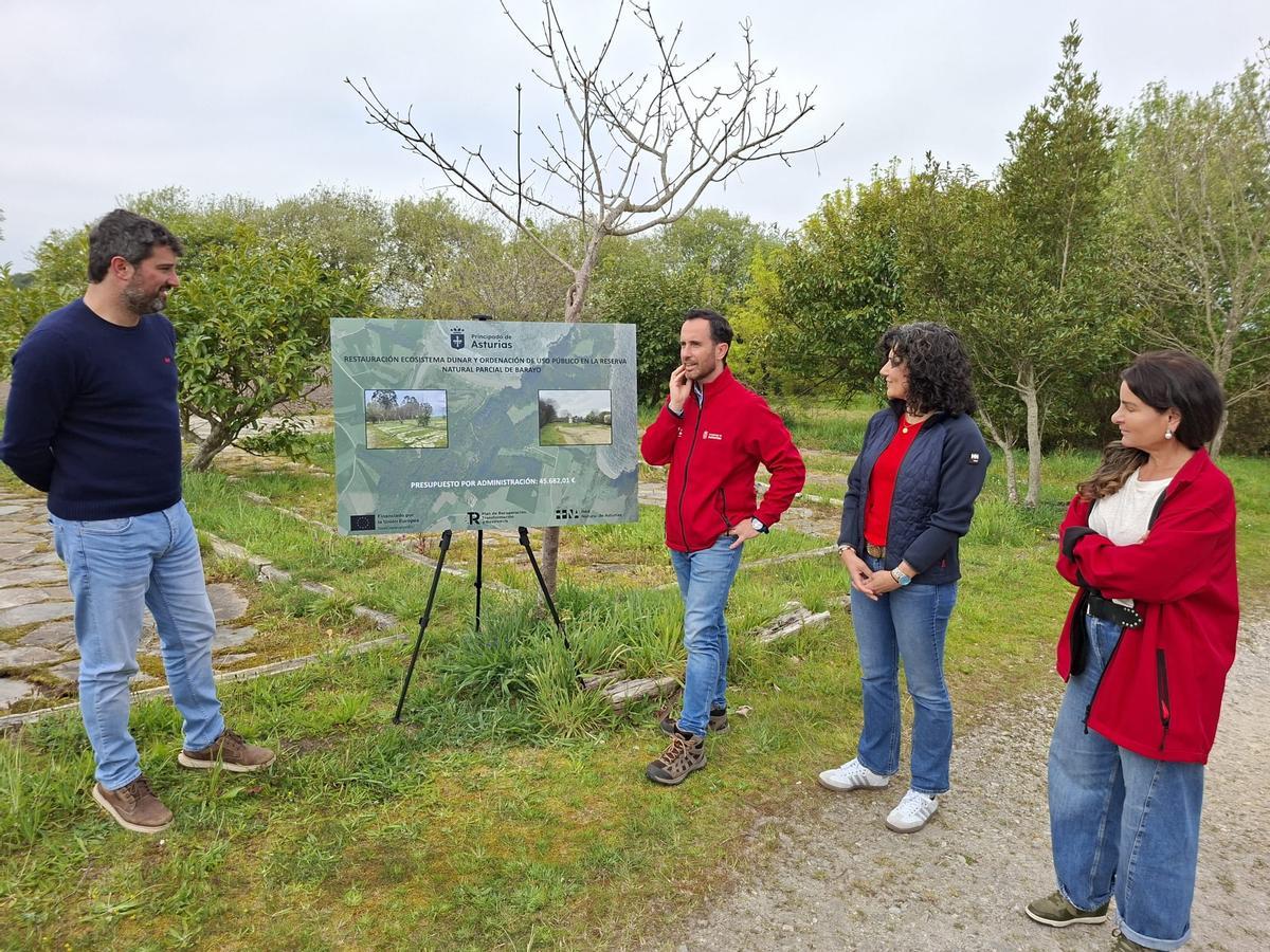En imágenes: El Principado plantea la mejora del aparcamiento y el acceso a Barayo desde el lado de Valdés