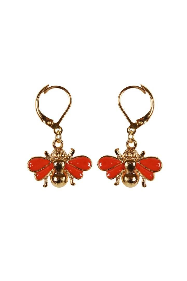 Joyería de verano: pendientes insecto