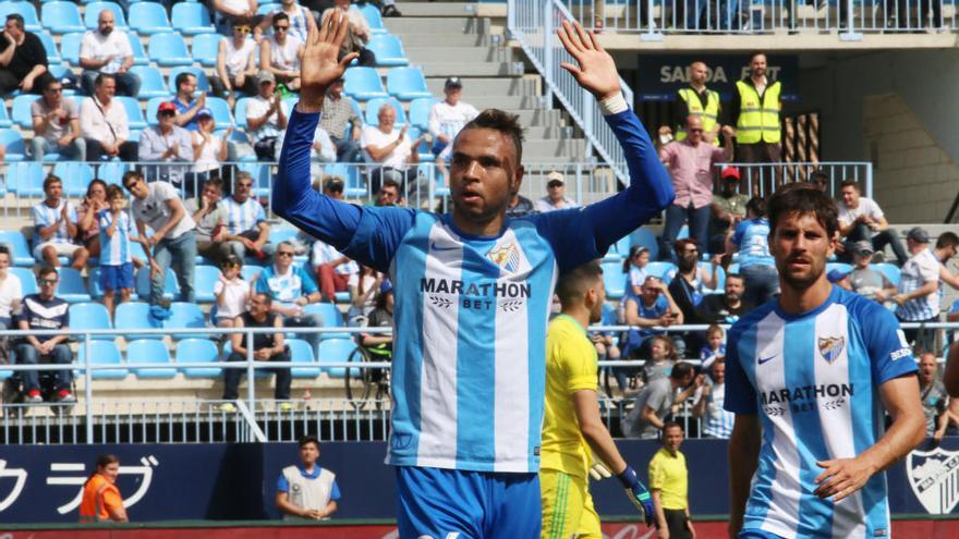 En-Nesyri, celebrando el último gol.