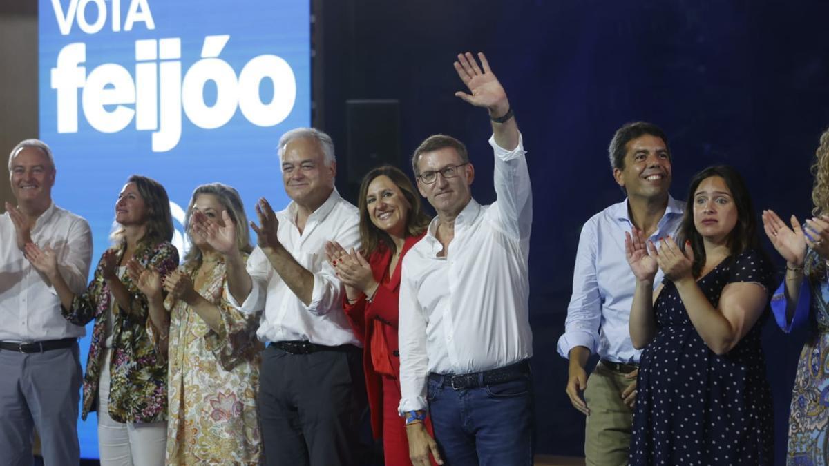 Mitin del PP en València.