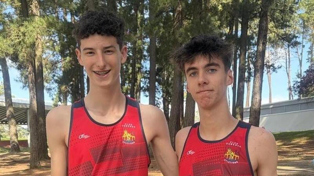 Antón Vázquez y Brais Rey en el Nacional de Clubes de Segunda.