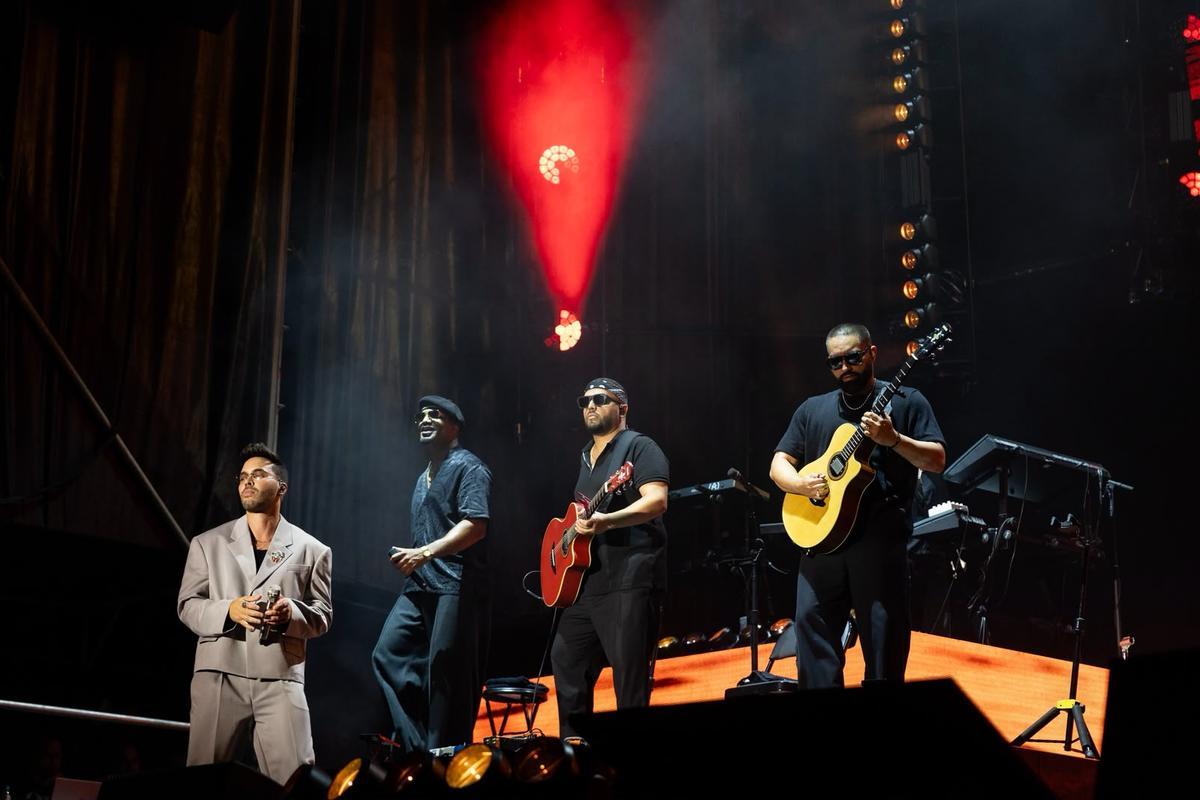 Concierto de Romeo Santos y Prince Royce en el estadio de Cornellà-El Prat