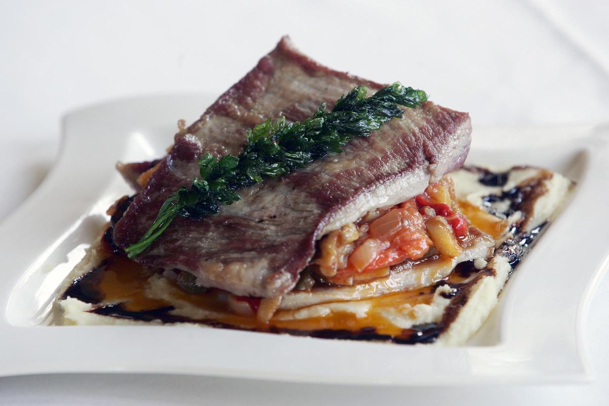 Secreto de cerdo ibérico.