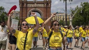 La Ustec manté la vaga del primer dia de classe i crida a la mobilització