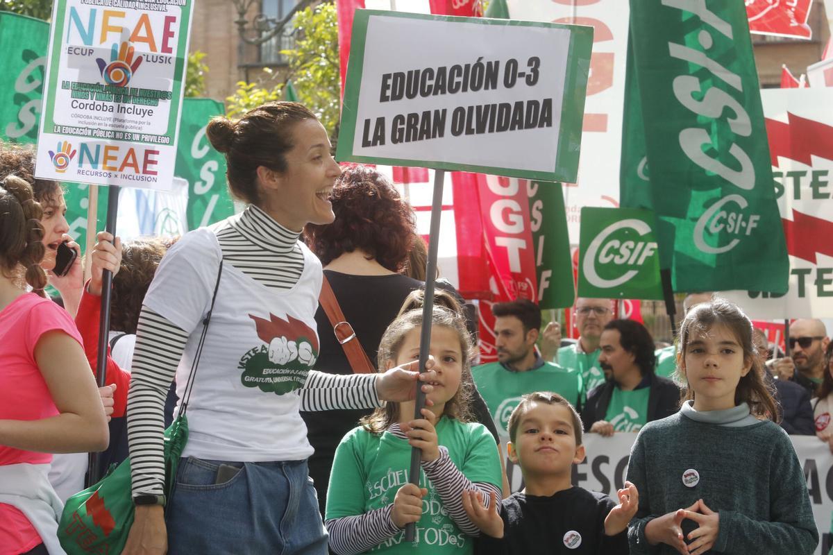 Una manifestación en Córdoba, en una imagen de archivo.