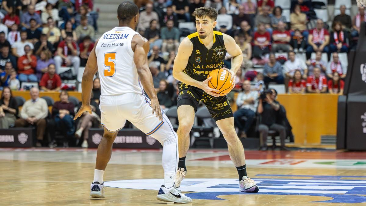 Wesley Van Beck anotó ocho triples en el triunfo de La Laguna Tenerife en Girona