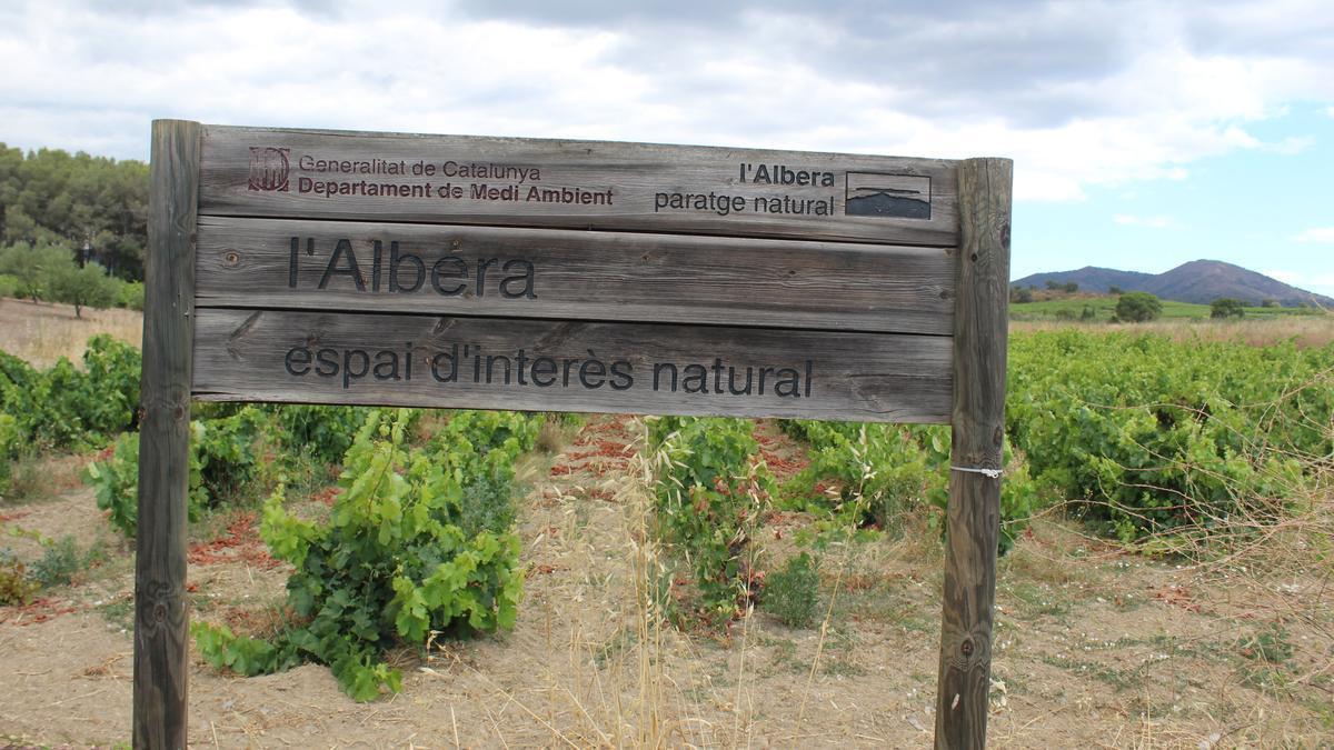 Una imatge del paratge natural de l'Albera