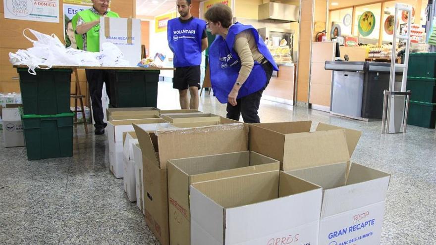 El Banc d&#039;Aliments fa una crida a voluntaris amb vehicles per transportar les donacions del Gran Recapte