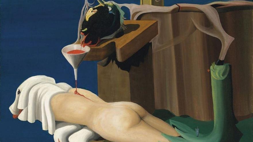 ‘La máquina de coser electrosexual’ (1934-1935), de Óscar Domínguez. (L) | ELD