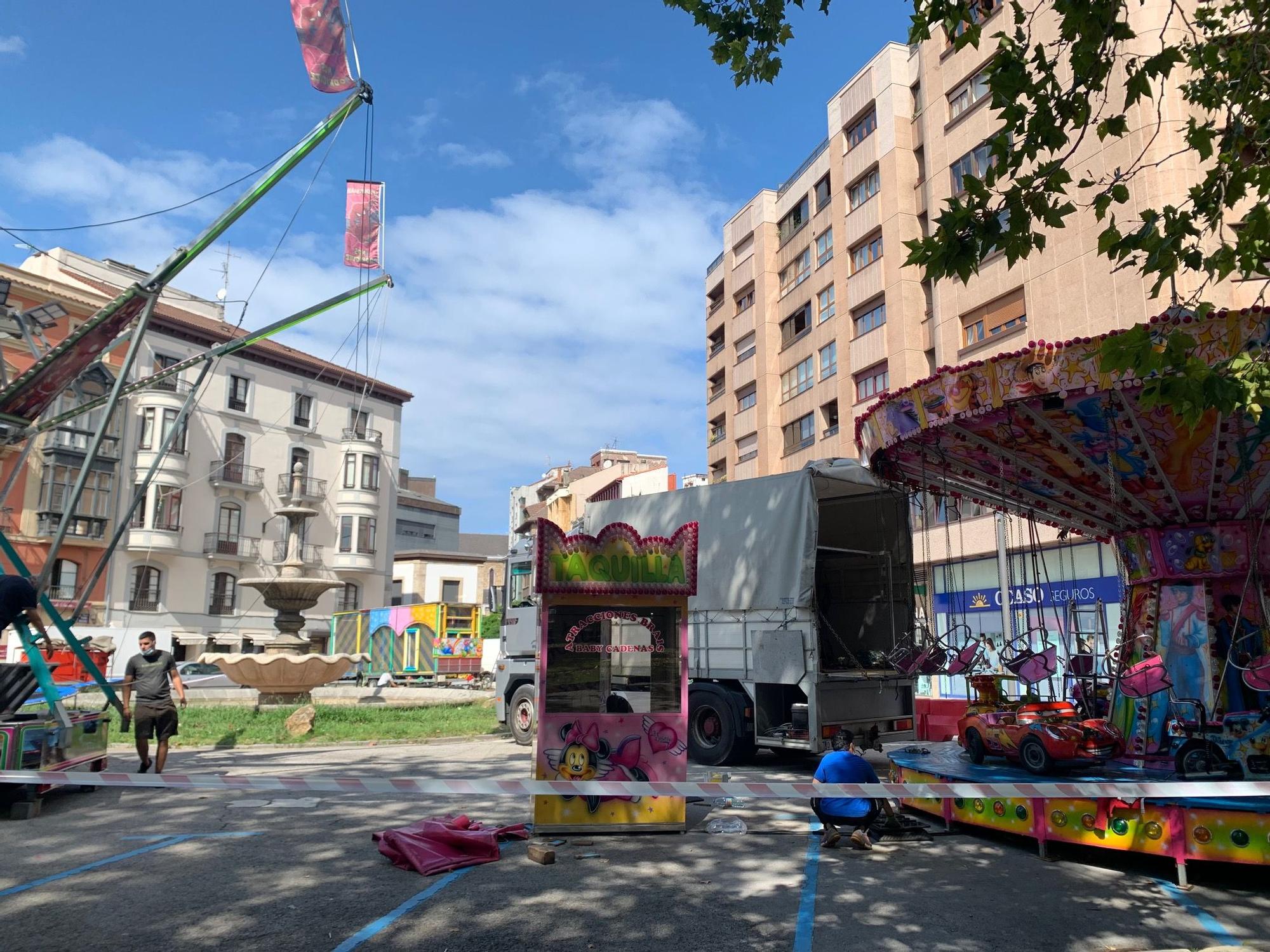 El ferial de San Agustín conquista la plaza de Pedro Ménendez