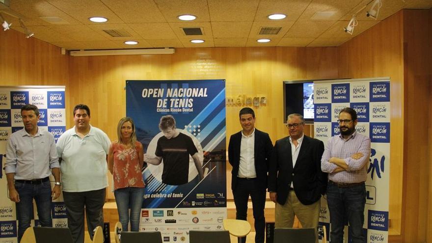 La presentación del III Open Nacional de Tenis.