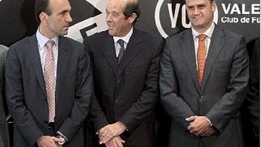 Javier Gómez, Manuel Llorente y Fernando Gómez, en una imagen de archivo.