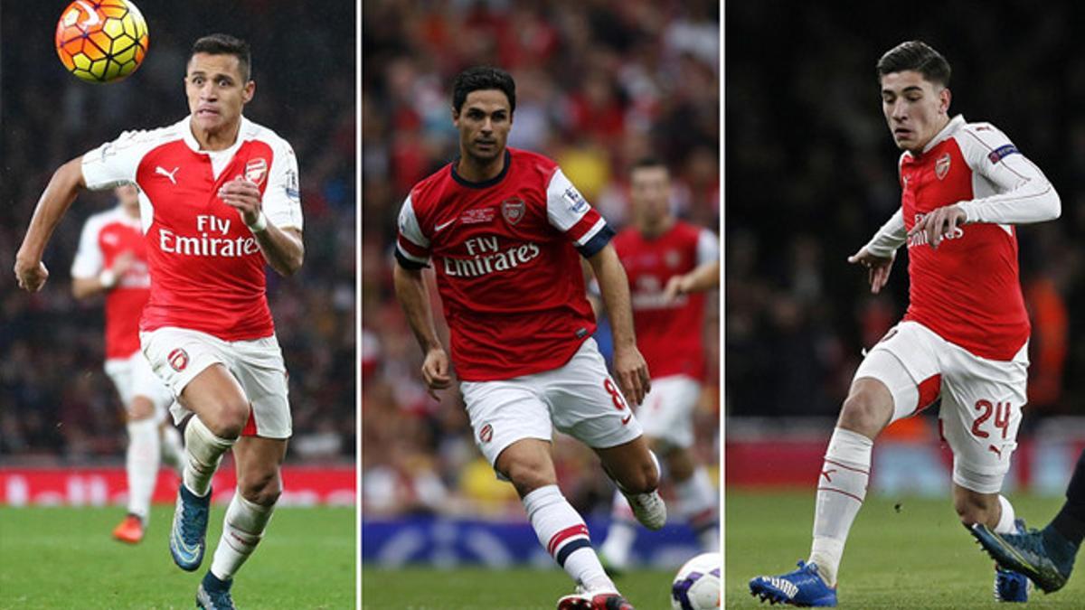 Alexis, Arteta y Bellerín, tres jugadores del Arsenal que pasaron por el primer equipo del FC Barcelona o sus equipos inferiores
