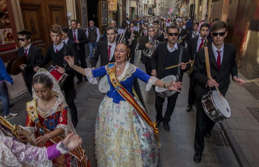 Primer día de Ofrenda de Fallas