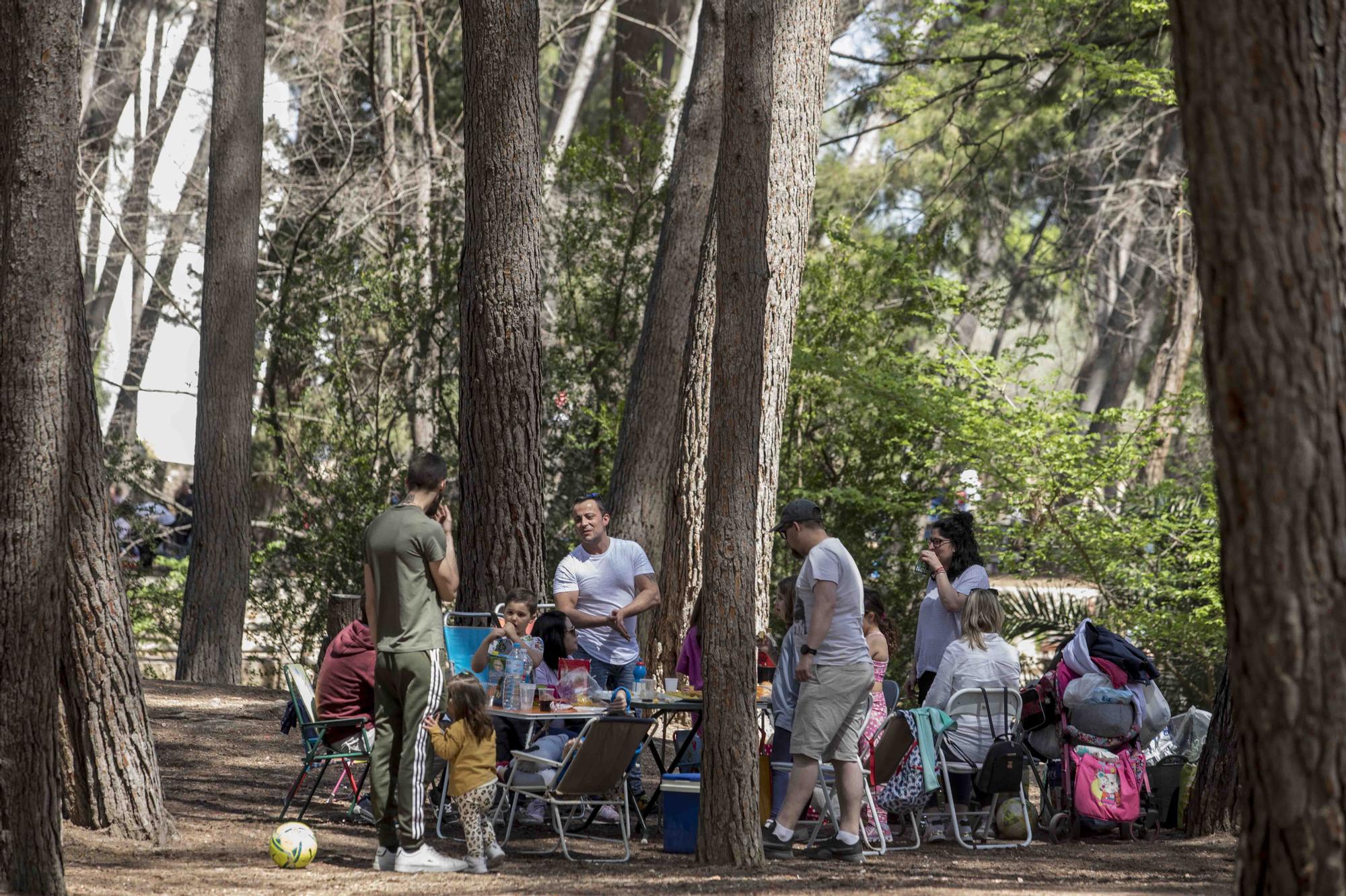 El Parc d San Vicent de Lliria vuelve a llenarse de familias dos años depués