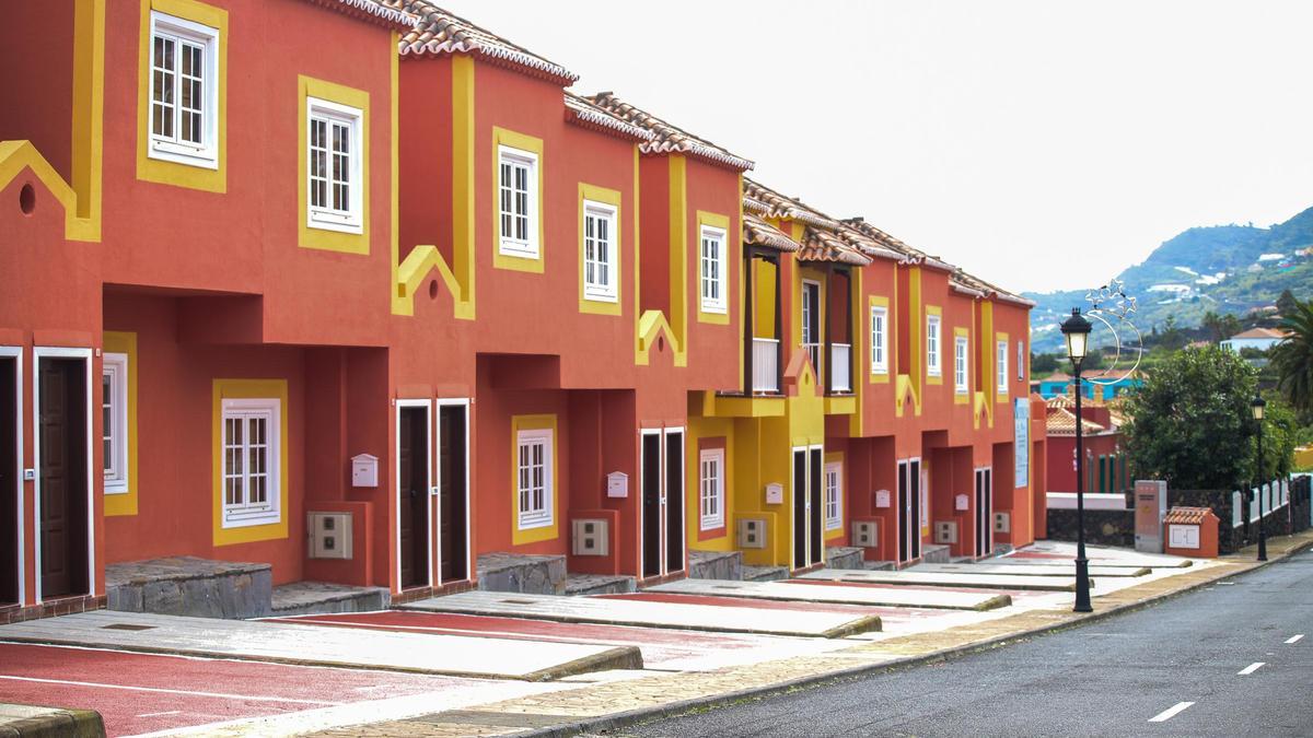 Algunas de las viviendas que Visocan destinará al alquiler en La Palma.