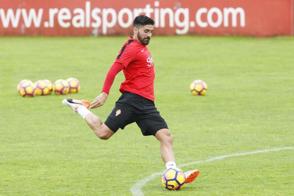 Entrenamiento del Sporting (sábado 5 de noviembre)