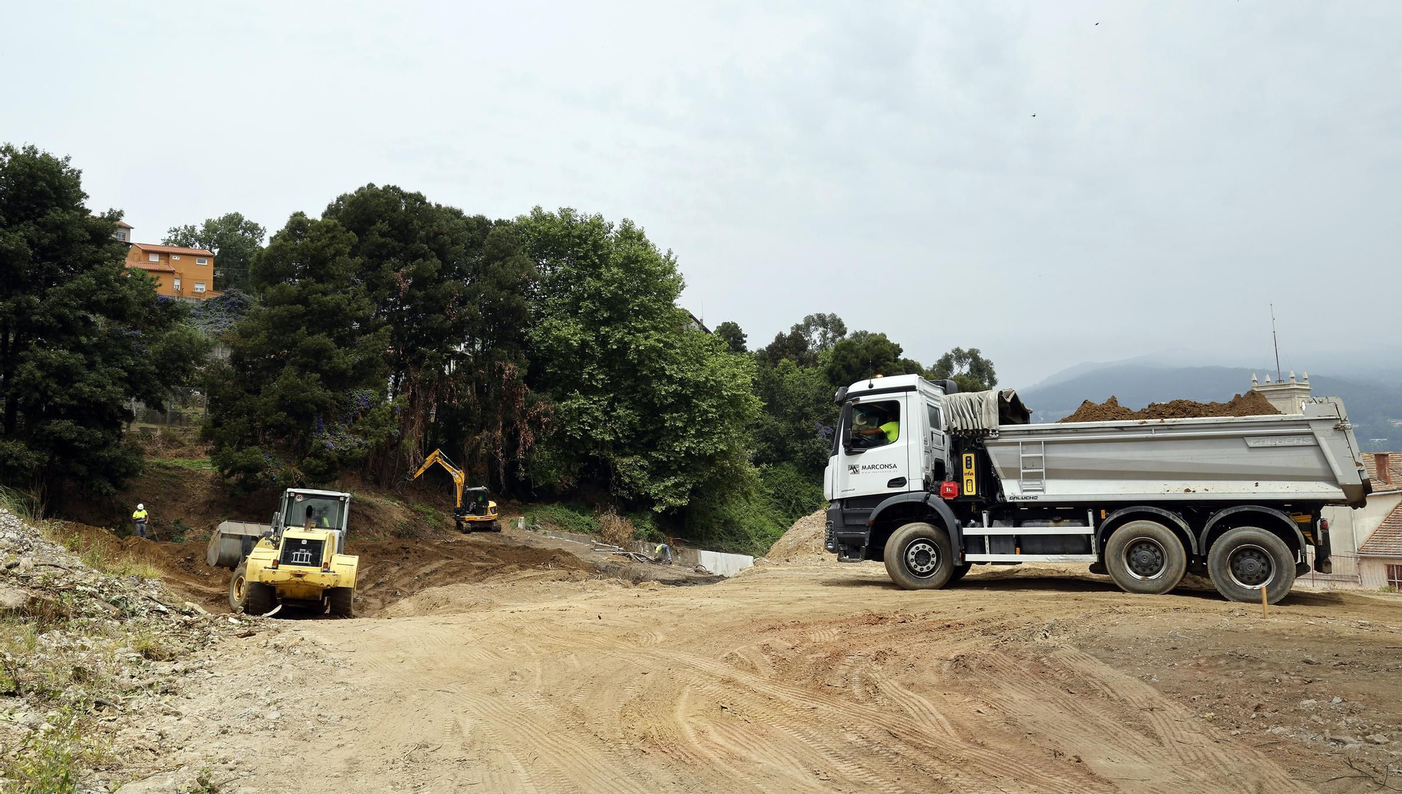 Obras de urbanización en el ámbito PS6 de la ETEA