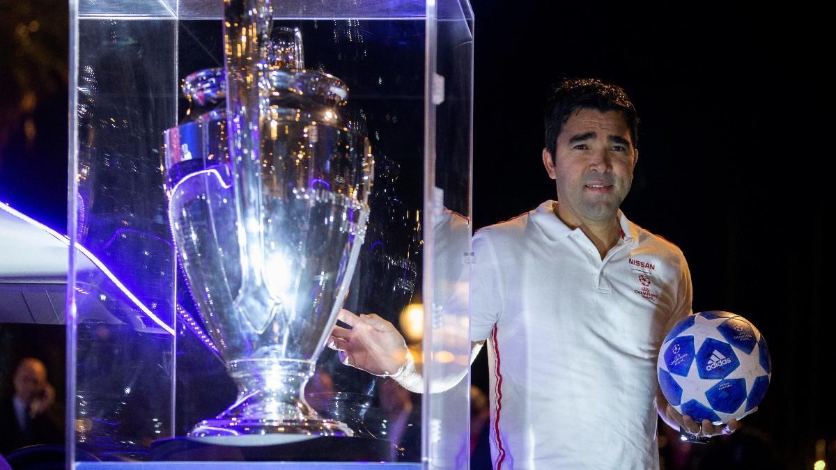 Deco, en un evento de la Champions League