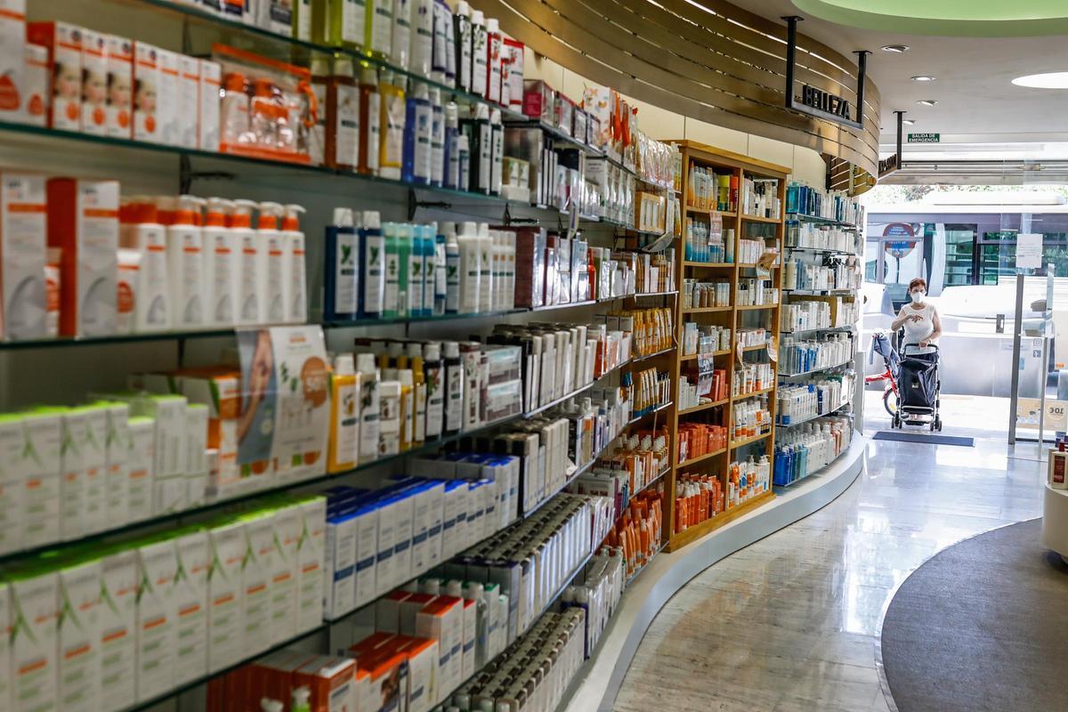 Imagen de archivo del interior de una farmacia en Ibiza.