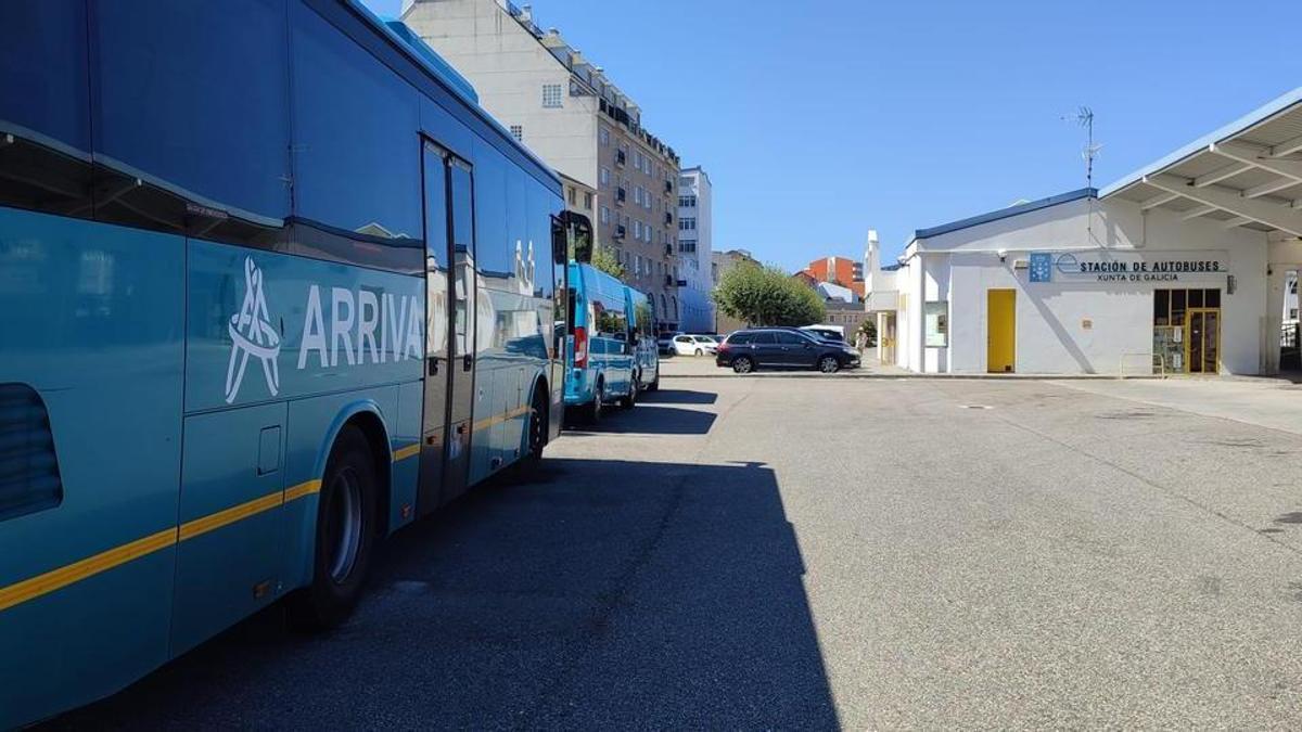 La estación de autobuses de Burela