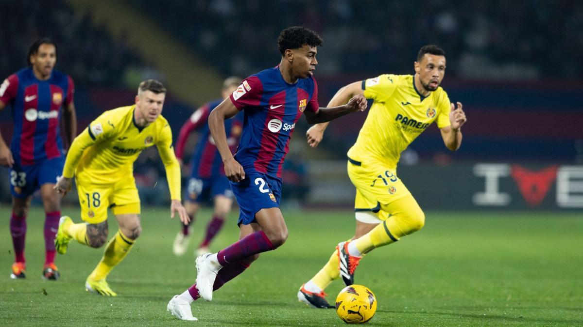 Lamine Yamal ante el Villarreal