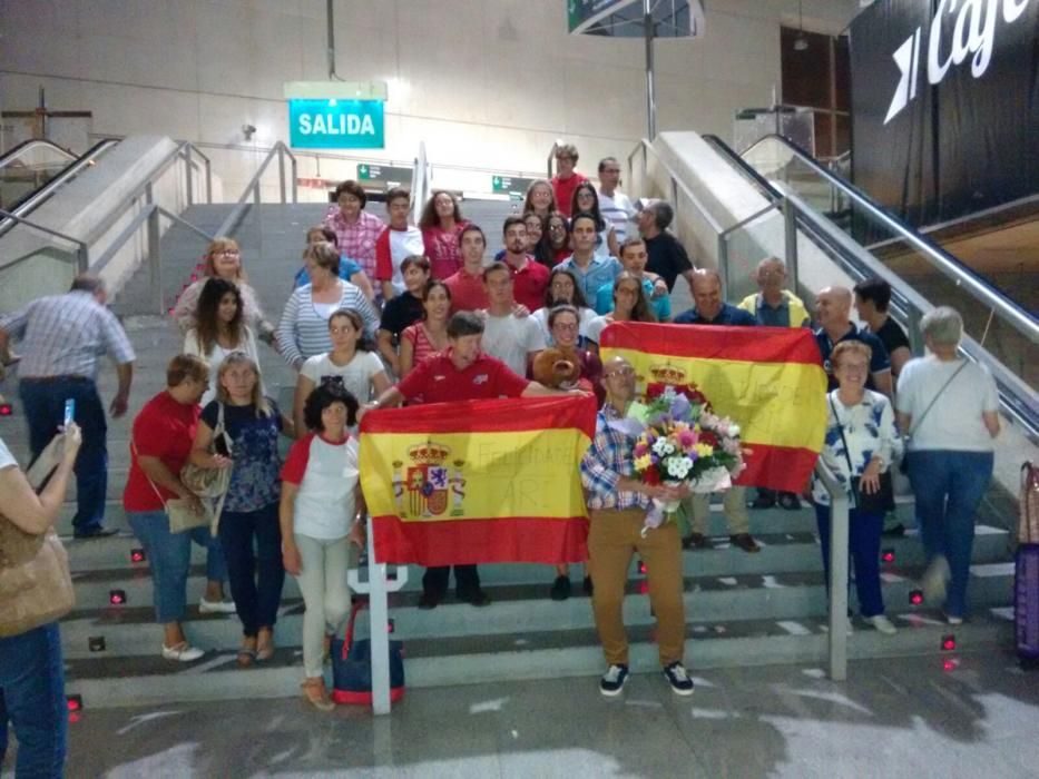 Recibimiento a la medallista paralímpica Ariadna Edo