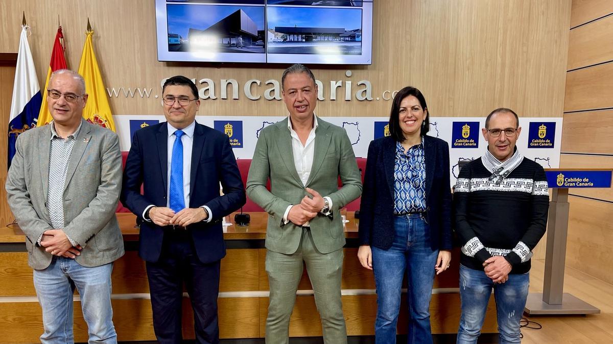 El Cabildo rehabilitará integralmente la Parada Preferente de Guaguas de San Mateo