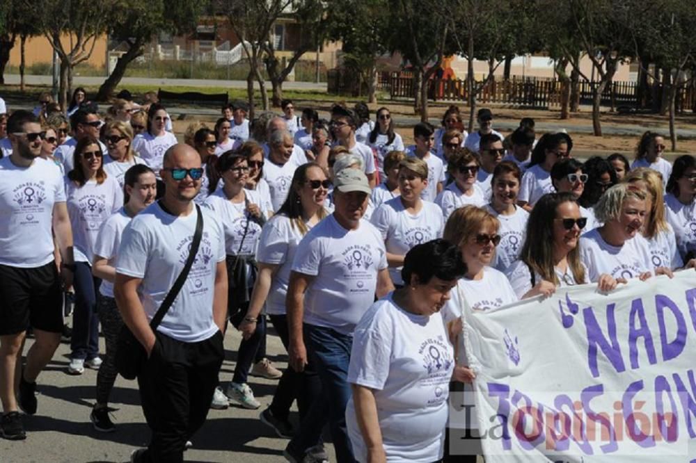 Marcha contra la violencia de género en La Aljorra