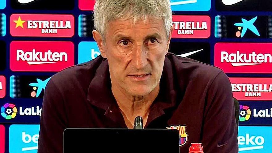 Quique Setién es veu dirigint el Barça l&#039;any que ve