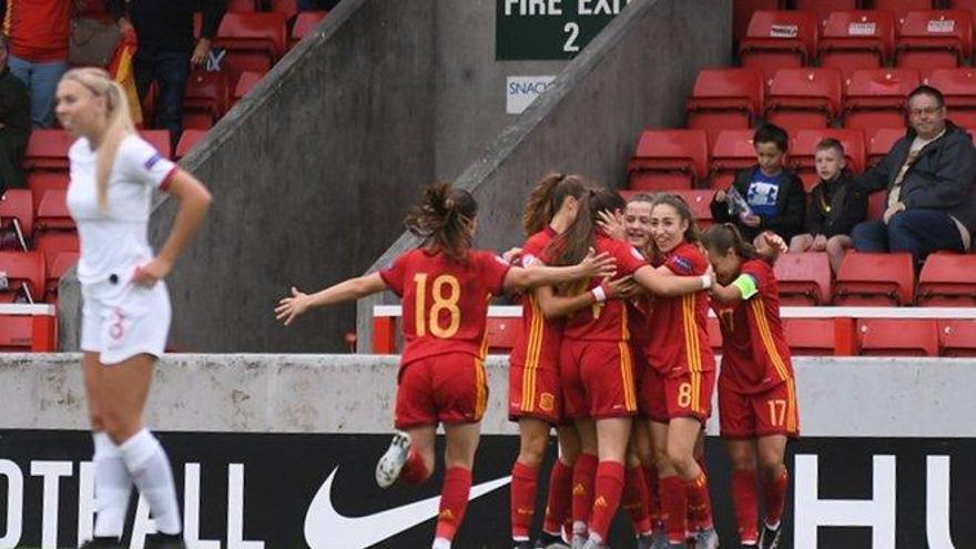 España pasa a semifinales del Europeo sub-19 tras derrotar a Inglaterra