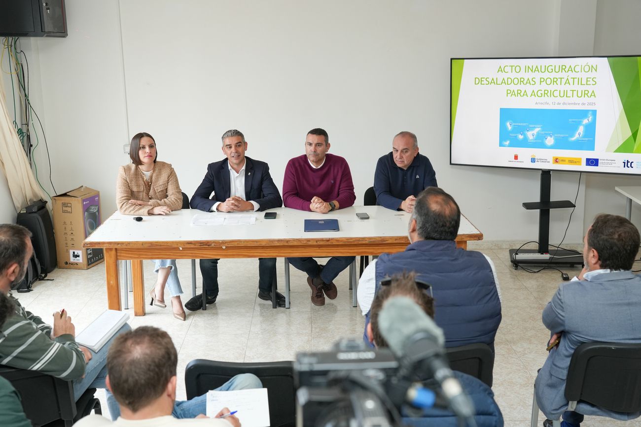 Nueva desaladora para el riego agrícola en Lanzarote.