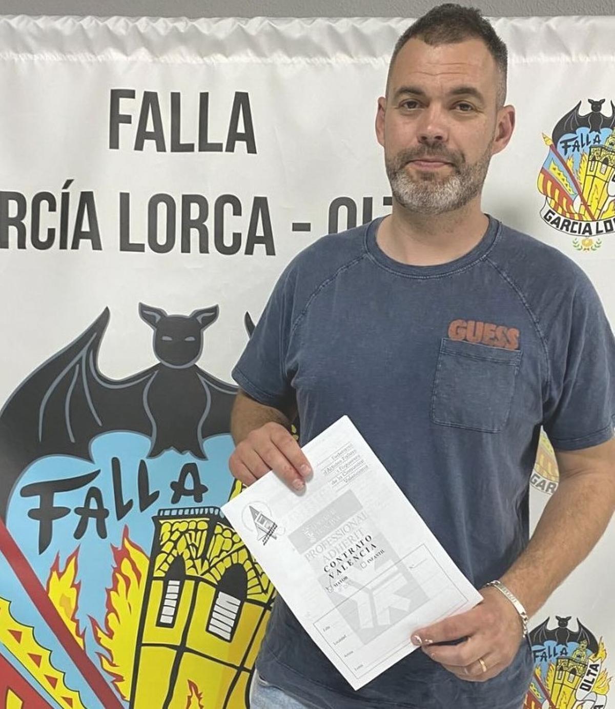 Miguel Banaclocha hará la falla grande de Garcia Lorca-Oltá