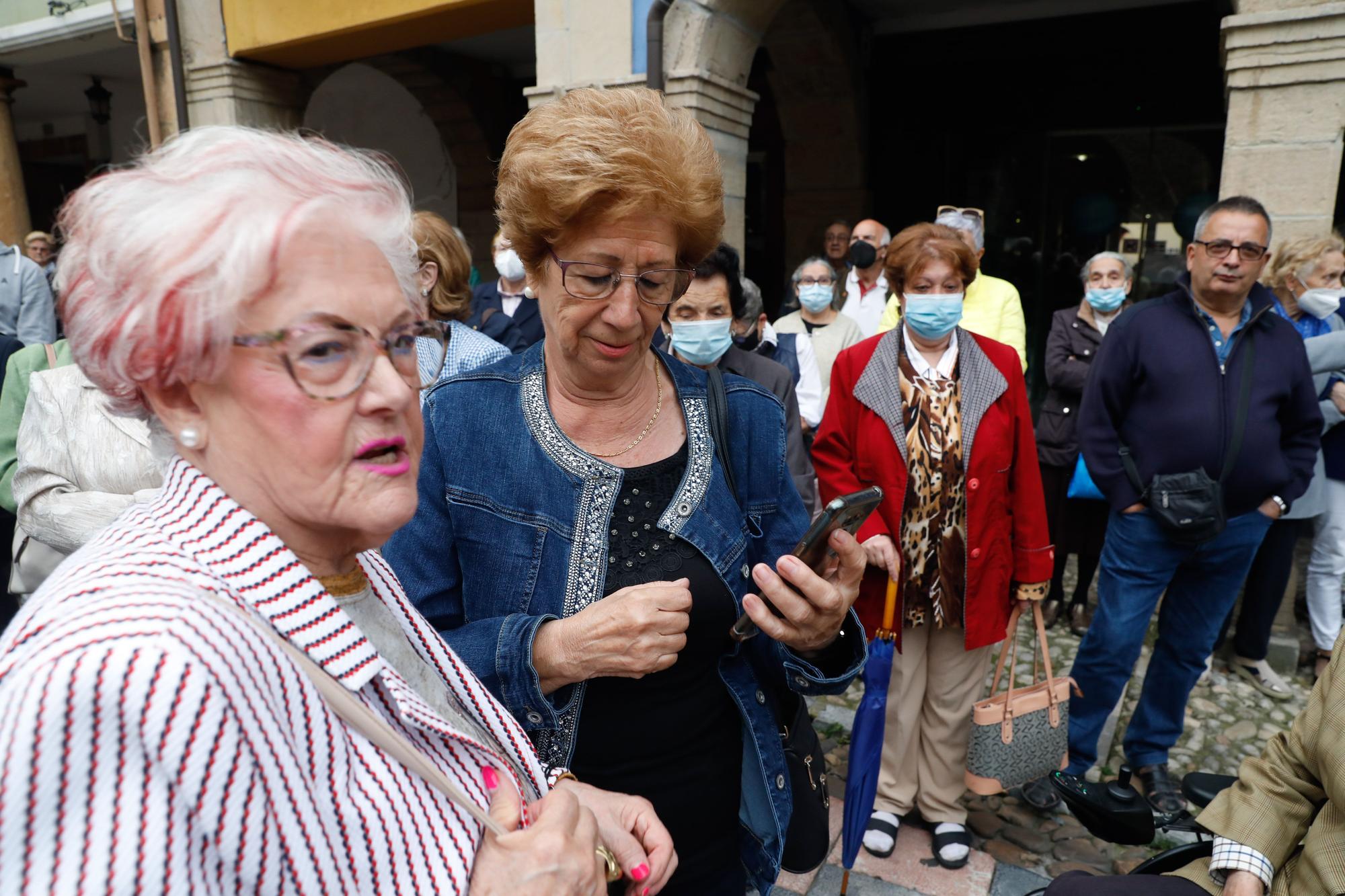 El regreso de la procesión de San Pedro en Rivero