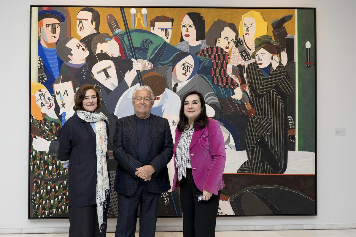 Isabel Azcárate, Rafael Alcón y Marisa Oropesa.