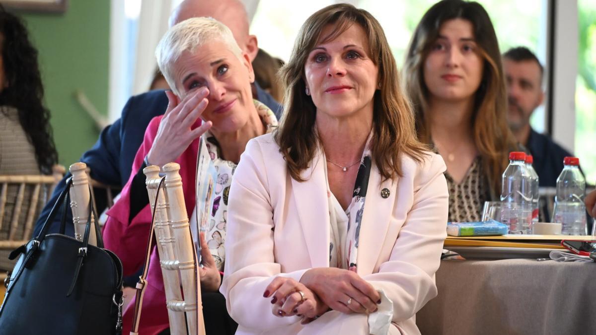 Maite y Ana, hijas del fundador de Escuelas Siglo XXI, José Luis Marín Carbonell.