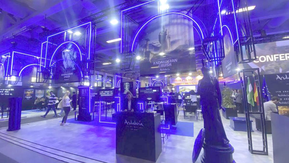 Una imagen del expositor de Andalucía en la ITB 2025