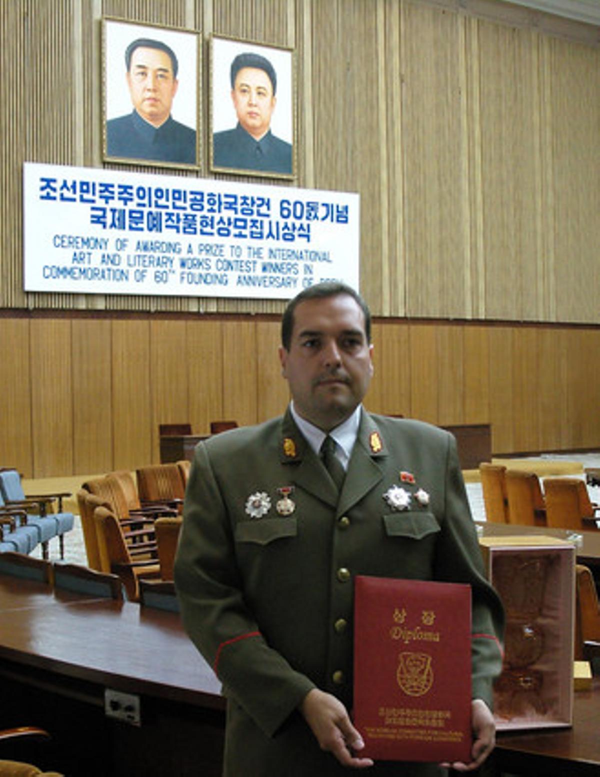 Alejandro Cao de Benós, portaveu de Corea del Nord per a l’estranger, en una imatge d’arxiu. Alejandro Cao de Benós, portaveu de Corea del Nord per a l’estranger, en una imatge d’arxiu.