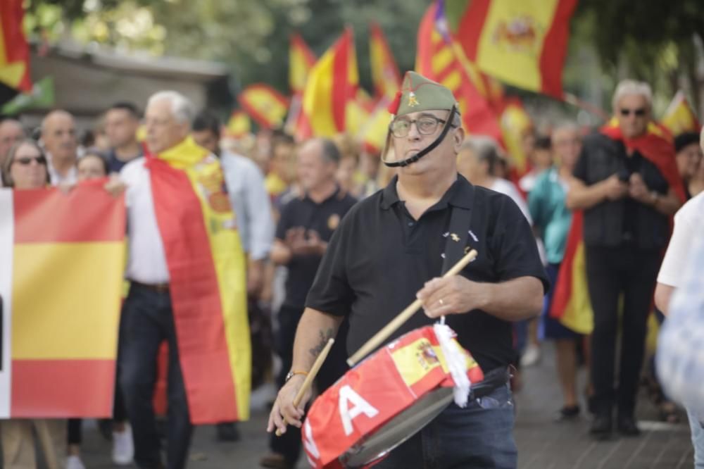 Unas 800 personas se manifiestan en Palma por la unidad de España